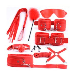 KIT Bondage Peluche cuerina